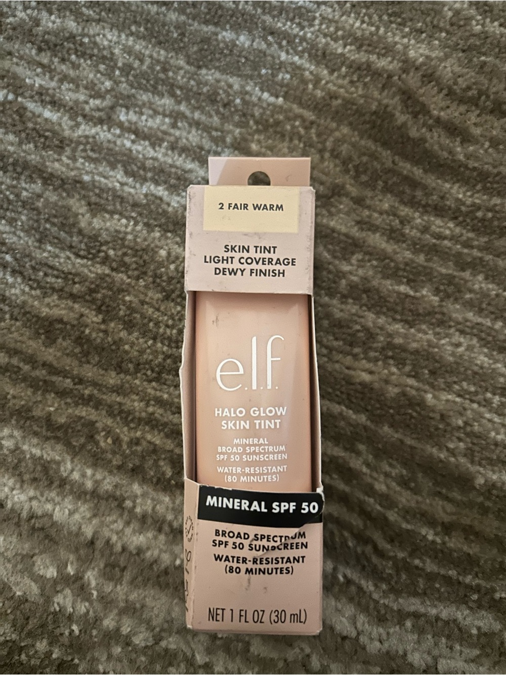 ELF Halo Glow Skin Tint SPF 50 - Fair Warm Pink Beige